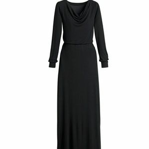 Cowl Neck Black Maxi Dress - Chicos